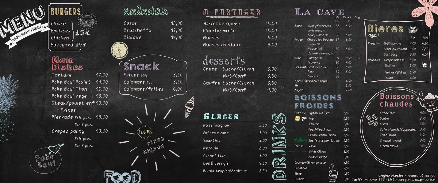 Menu snack ok 2020